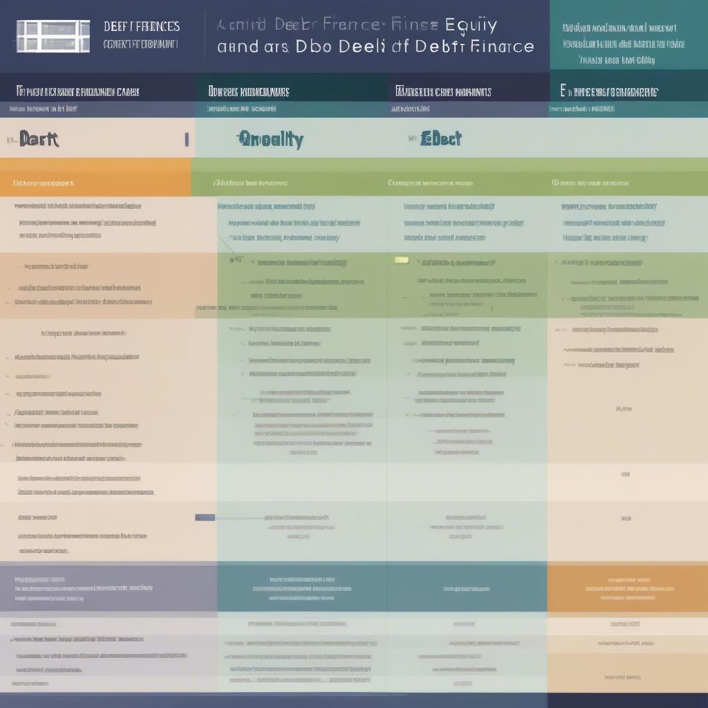 So sánh Debt và Equity Finance