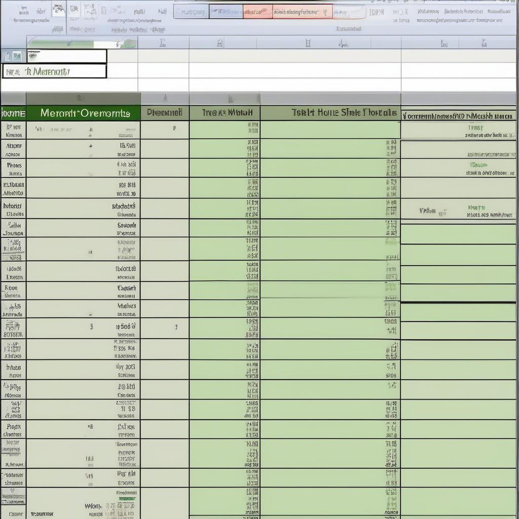 Mẫu bảng chấm công Excel