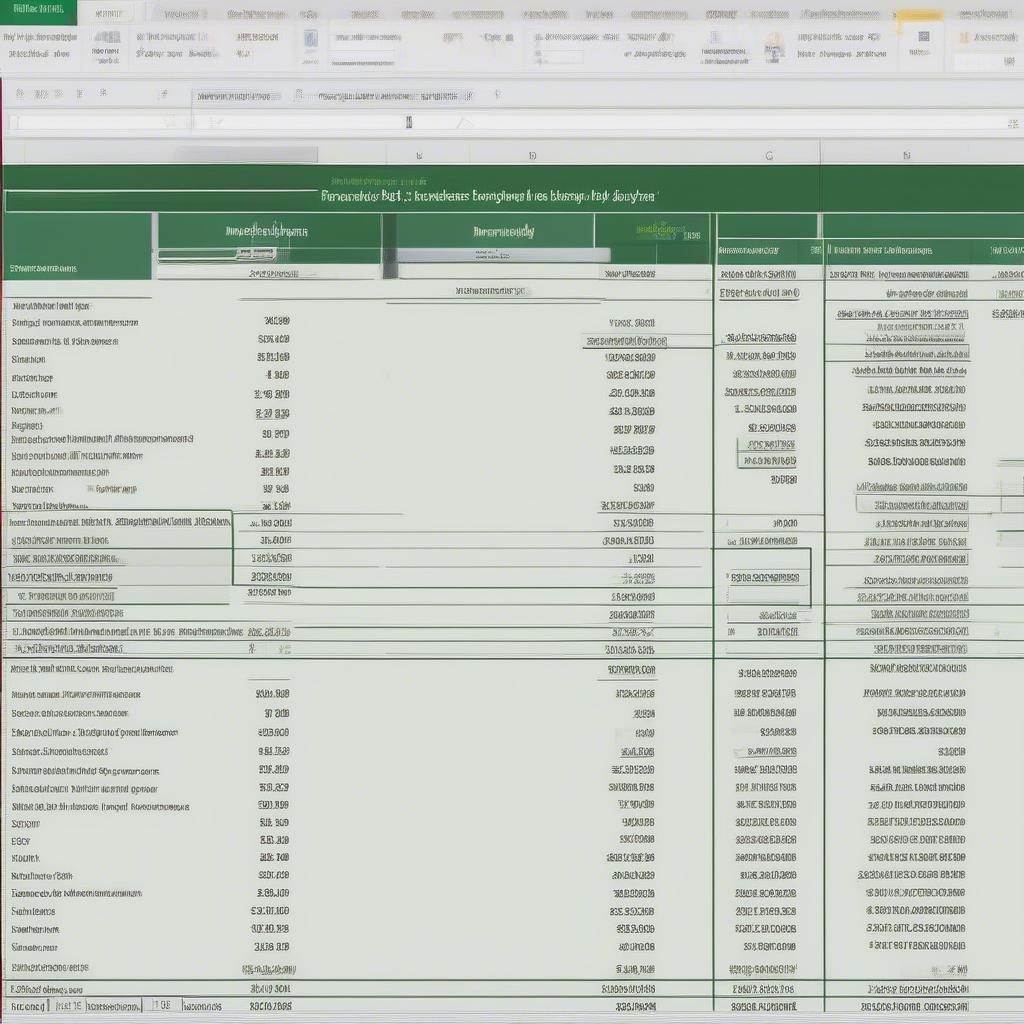 Tạo bảng lương Excel cơ bản