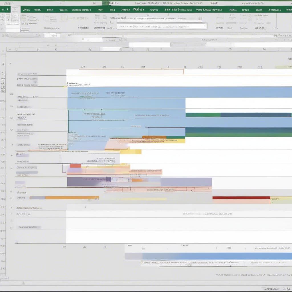 Tạo Bảng Tiến Độ với Excel