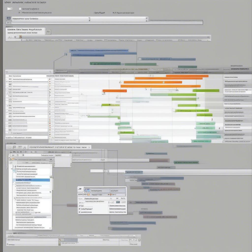 Tạo Gantt chart trong MS Project 2010