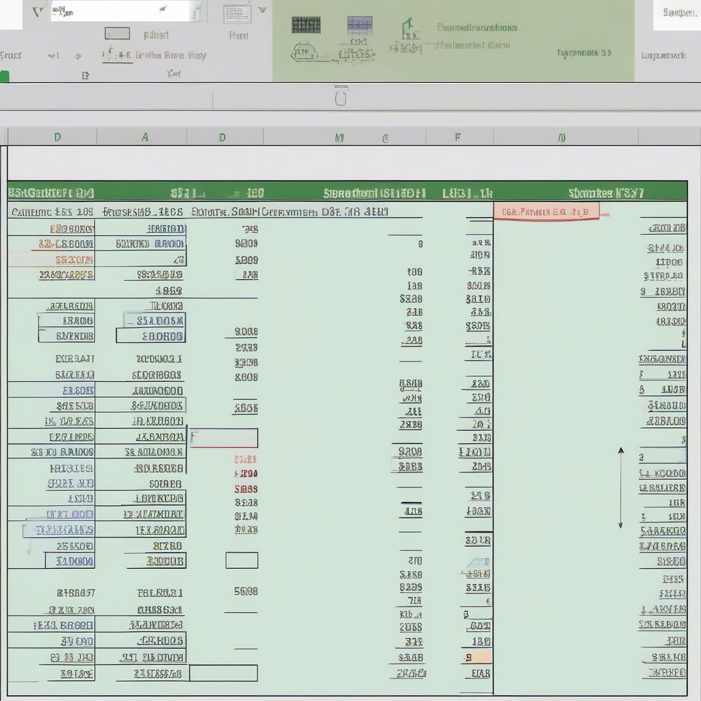 Tính tổng doanh thu bằng hàm SUM trong Excel