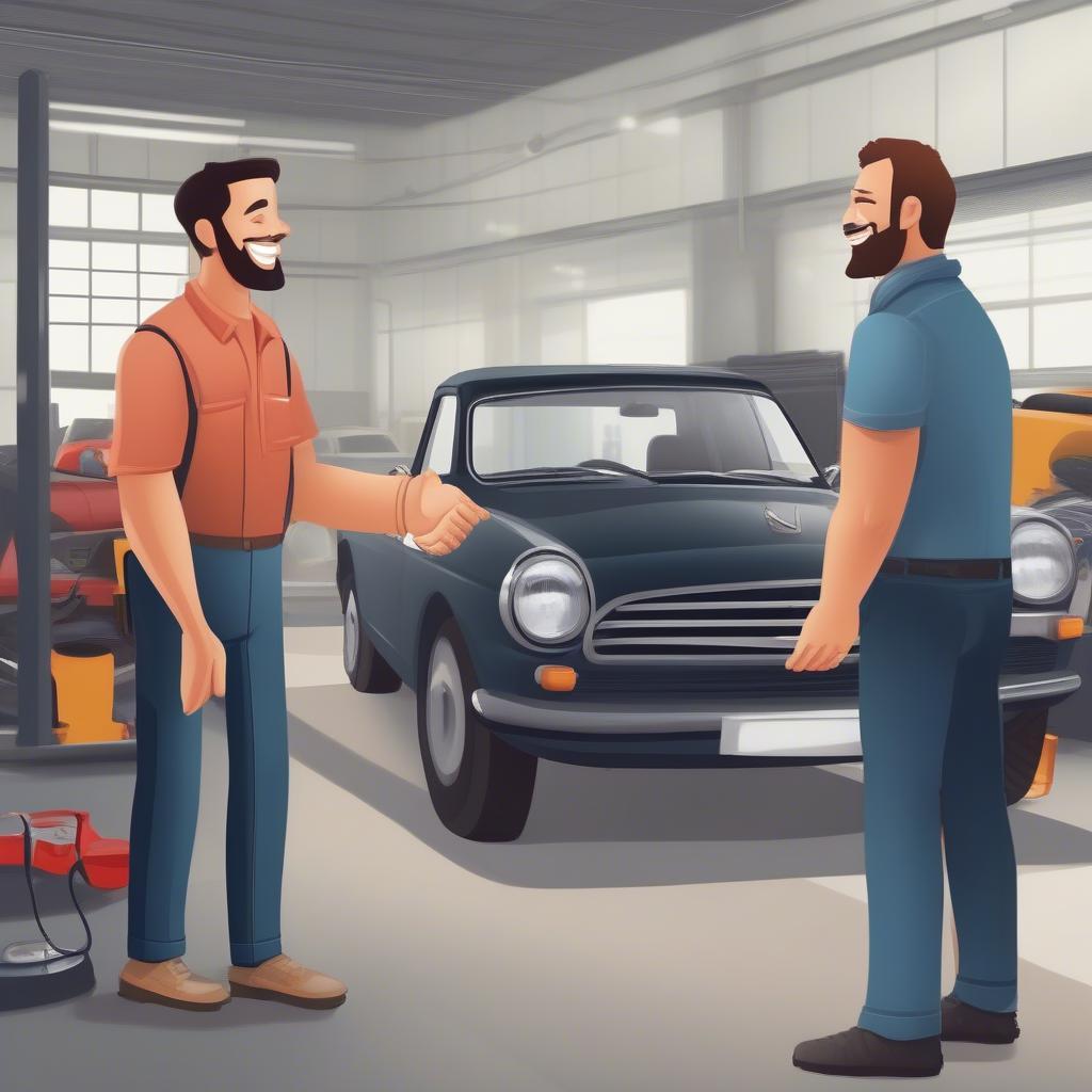 Customer Experience in Garage Workshop