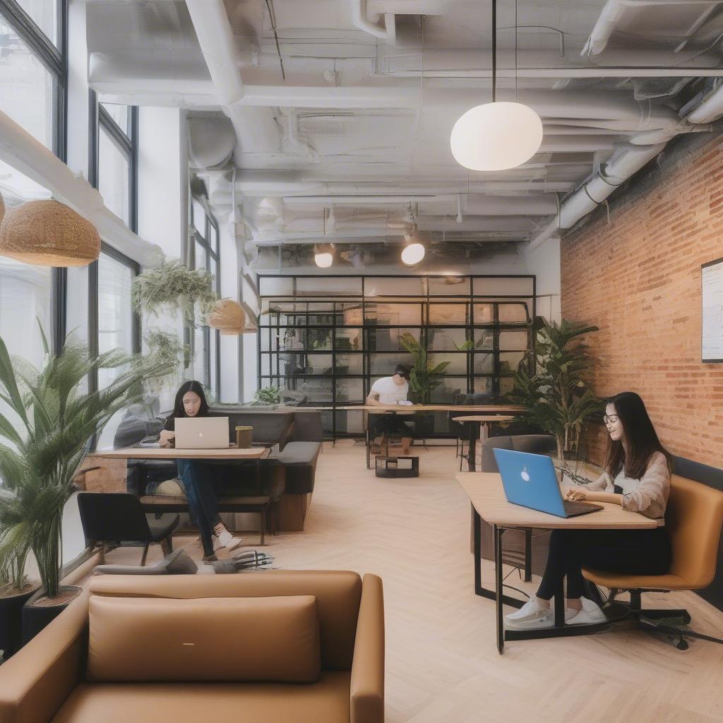 Không gian làm việc hiện đại tại WeWork Lê Thánh Tôn