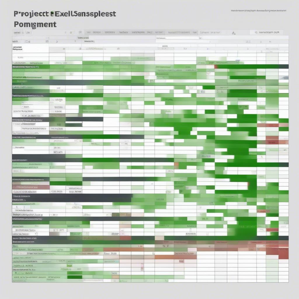 Xây dựng file tiến độ Excel hiệu quả