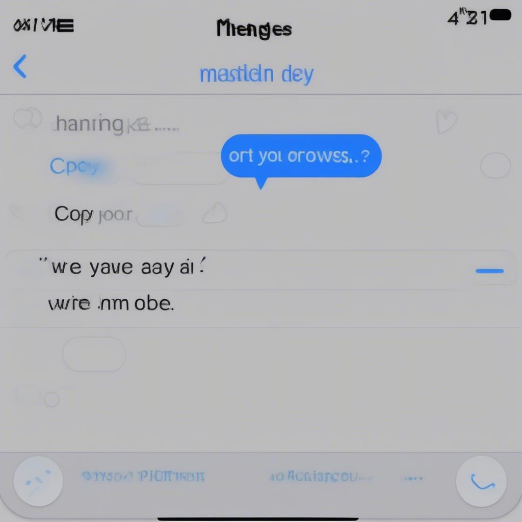 Xóa tin nhắn trên iOS